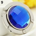 thumbnail image 1 of Ruanlalo Foldable Handbag Purse Hanger Convenient Table Hook Hang Round Rhinestone Holder Royal Blue, 1 of 6