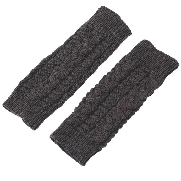 Ruanlalo Gloves,1 Pair Unisex Gloves Knitted Fingerless Autumn Winter Korean Style Warm Gloves for Riding
