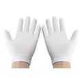 thumbnail image 1 of Ruanlalo Gloves,Solid Color Coin Jewelry Silver Inspection Cotton Lisle Soft Protective Gloves, 1 of 6