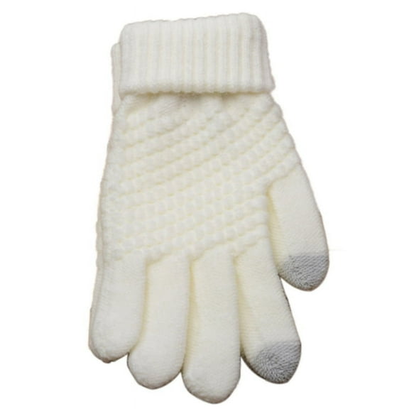 Ruanlalo Gloves Women Man Winter Soft Knit Gloves Texting Capacitive Smartphone