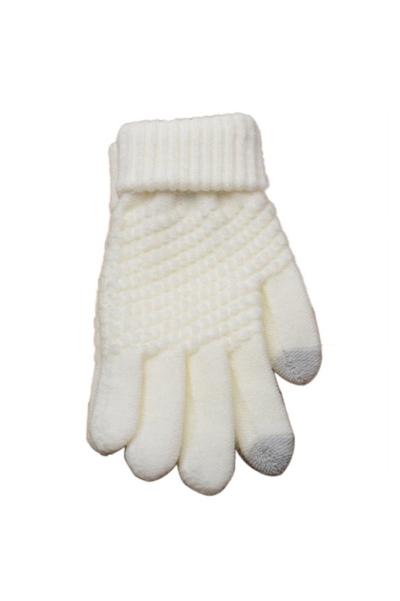 Gloves Women Man Winter Soft Knit Gloves Texting Capacitive Smartphone