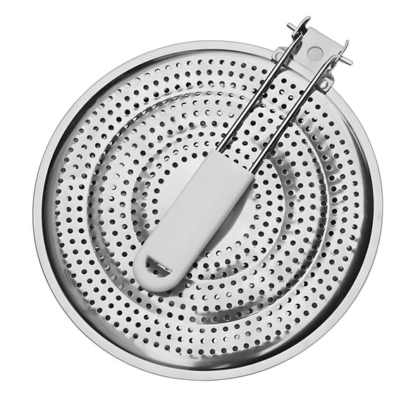 Ruanlalo Heat Diffuser Plate Stainless Steel Cookware Protector for Gas And Electric Stoves Even Heat Distribution Cooking Induction Adapter for Pots Potholder Cooking Tool