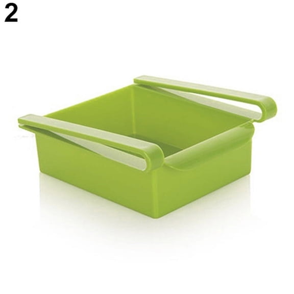 Ruanlalo High Quality Kitchen Tools Portable Refrigerator Drawer Container Storage Holder Box Green