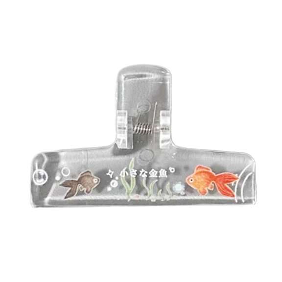 Ruanlalo Kitchen Sealing Clip Transparent Acrylic Chip Clip for Food Bags Snack Clips Document Holder Compact Folder Clip Organizer for Office Home Use