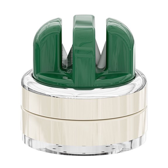 Ruanlalo Knife Sharpener with Suction Base Tungsten Steel & Ceramic Grinding Whetstones Portable Tool Sharpener for Kitchen Camping Travel