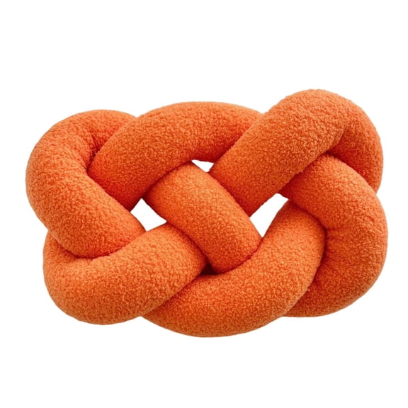 Ruanlalo Knitted Knot Pillow Handmade Decorative Throw Pillows Soft Sofa Cushion Home Bedroom Decor Gift for Holidays Parties