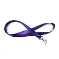 thumbnail image 1 of Ruanlalo Lanyard Solid Color Tear-resistant Nylon Rope Lanyard ID Holder for Adults Purple, 1 of 6
