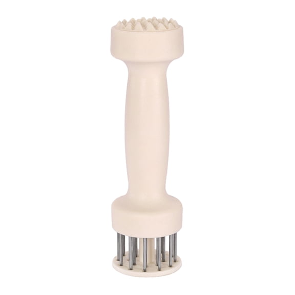 Ruanlalo Meat Tenderizer Needle with Retractable Safety Guard Beef Turkey Chicken Steak Sharp Stainless Steel Needles Meat Tenderizer Tool