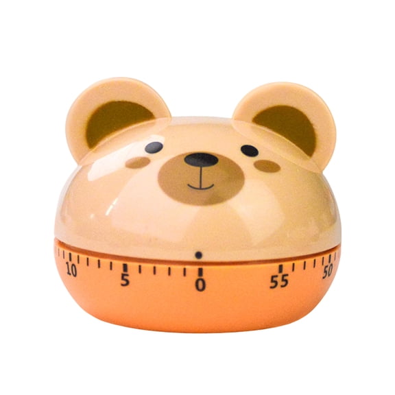 Ruanlalo Mechanical Kitchen Timer Adjustable 0-60 Minutes Cartoon Animal Wind Up Manual Countdown Loud Alarm Reminder No Batteries Required Colorful Timer for Cooking Baking Fitness Study