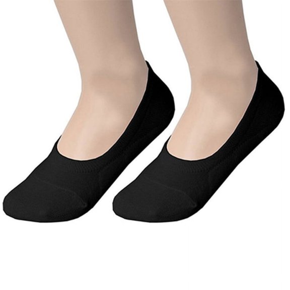 Ruanlalo Men's Fashion Sports Low Cut Cotton Breathable Ankle Short Boat Invisible Socks Black