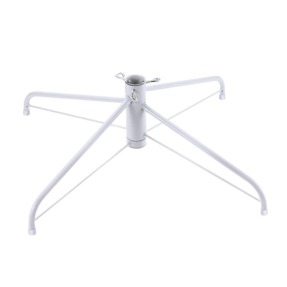 Ruanlalo Metal Christmas Tree Stand Universal Folding Xmas Tree Base Replacement Artificial Tree Stand Fits 0.75-1.25inch Pole