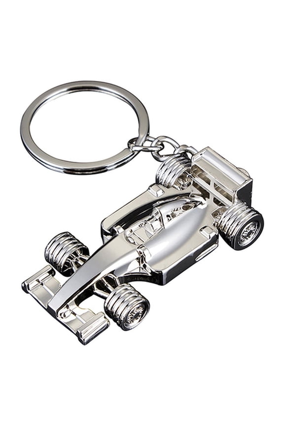 Mini Simulation Car Model Pendant Keyring Metal Ring Cool Key Chain Creative Gift