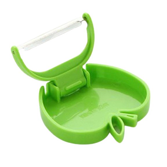 Ruanlalo Peeler Apples Shape Foldable Stainless Steel Fruit Peeler Slicer Kitchen Tool for Home