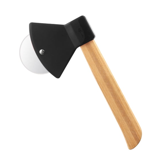 Ruanlalo Pizza Cutter with Axe-Shaped Handle Stainless Steel Sharp Blade Pizza Slicer Non-Stick Cutting Tool for Pizza Pastries Bread