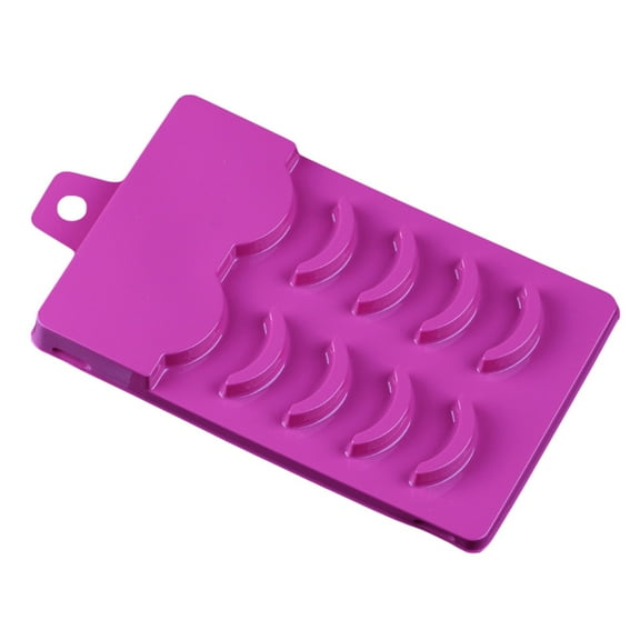 Ruanlalo Plastic Empty Storage Case Box Container Holder for 5 Pairs of False Eyelashes Rose Red