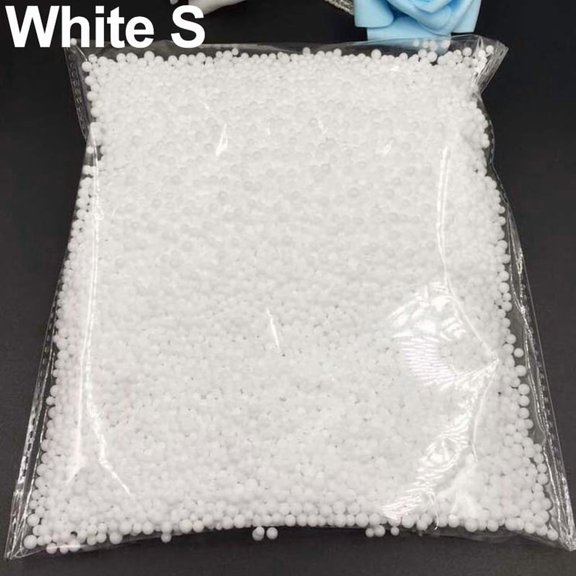 Ruanlalo Polystyrene Gift Box Filler Foam DIY Mini Beads Multicolor Balls Decor White Small (2 5 3 5mm Dia )