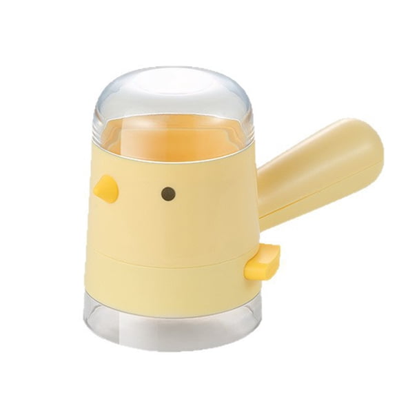 Ruanlalo Quantitative Salt Tank Bird-Shaped Condiment Bottle Transparent Cap Salt Dispenser One Press 0.5g Output Low-salt Dispenser for Kitchen