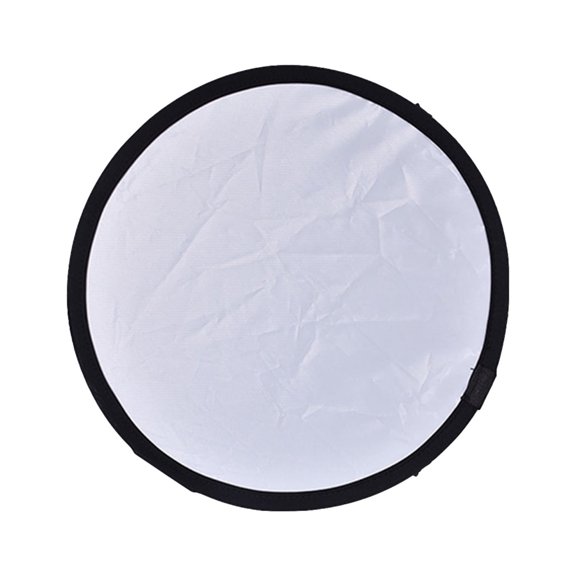 Ruanlalo Reflector,Round Reflector Two-in-one Compact Foldable Fill Light Durable Easy to Carry Photography Light Board