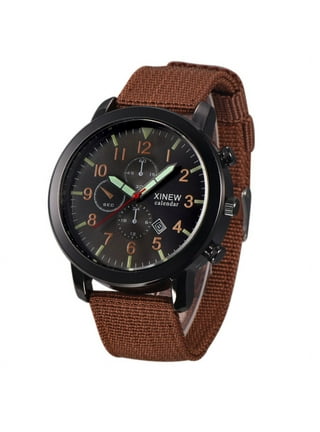Caribbean Joe Mens Brown Smooth Strap Watch One Size Brown/Blue :  : Clothing, Shoes & Accessories