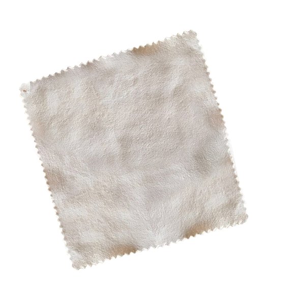 Ruanlalo Square Soft Chamois Cleaning Cloths for Lens Glasses Camera Computer Screen White Saw Tooth Edge