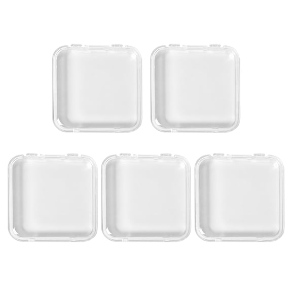 Ruanlalo Storage Box High-Transparent Acrylic Sealing Badge Display Case Dust-Proof Moisture-Proof Badge Holder for 58-75 mm Badges