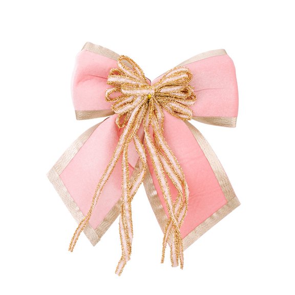 Ruanlalo Velvet Christmas Bow 9" Crafts Gift Ribbon Twist Tie Xmas Wreath Windows Doors Walls Stairs Christmas Wedding Decor