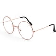 thumbnail image 1 of Ruanlalo Vintage Women Men Round Circle Metal Spectacles Optical Glasses Eyeglasses Frame Rose Gold, 1 of 6