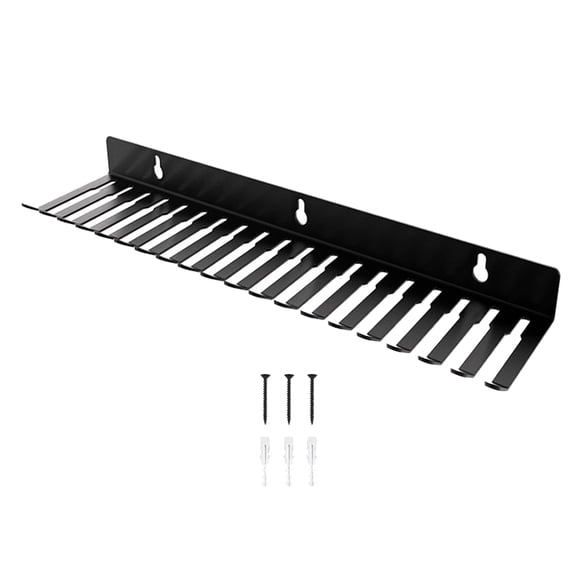 Ruanlalo Wall-Mounted Cable Hanger Organizer 20 Slots Studio Storage Holder Cable Organizer for Guitar/Euro Rack/Computer Music Cables
