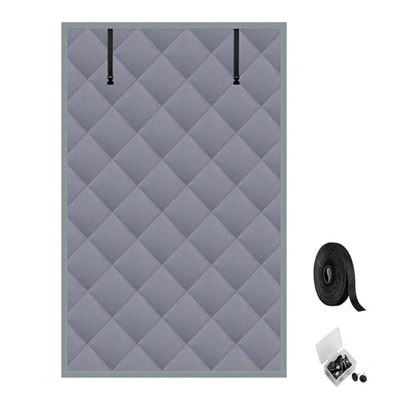 Ruanlalo Winter Window Insulation Kit Thermal Insulated Window Cover with Hook And Loop Roll-Up Insulated Window Blanket for Bedroom Attic RV to Keep Warm