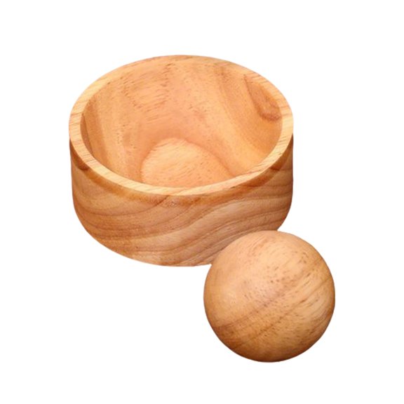 Ruanlalo Wooden Dumpling Maker Round Hand Press Mold for for DIY Wonton Wrappers Multipurpose Dumpling Tool for Home Kitchen