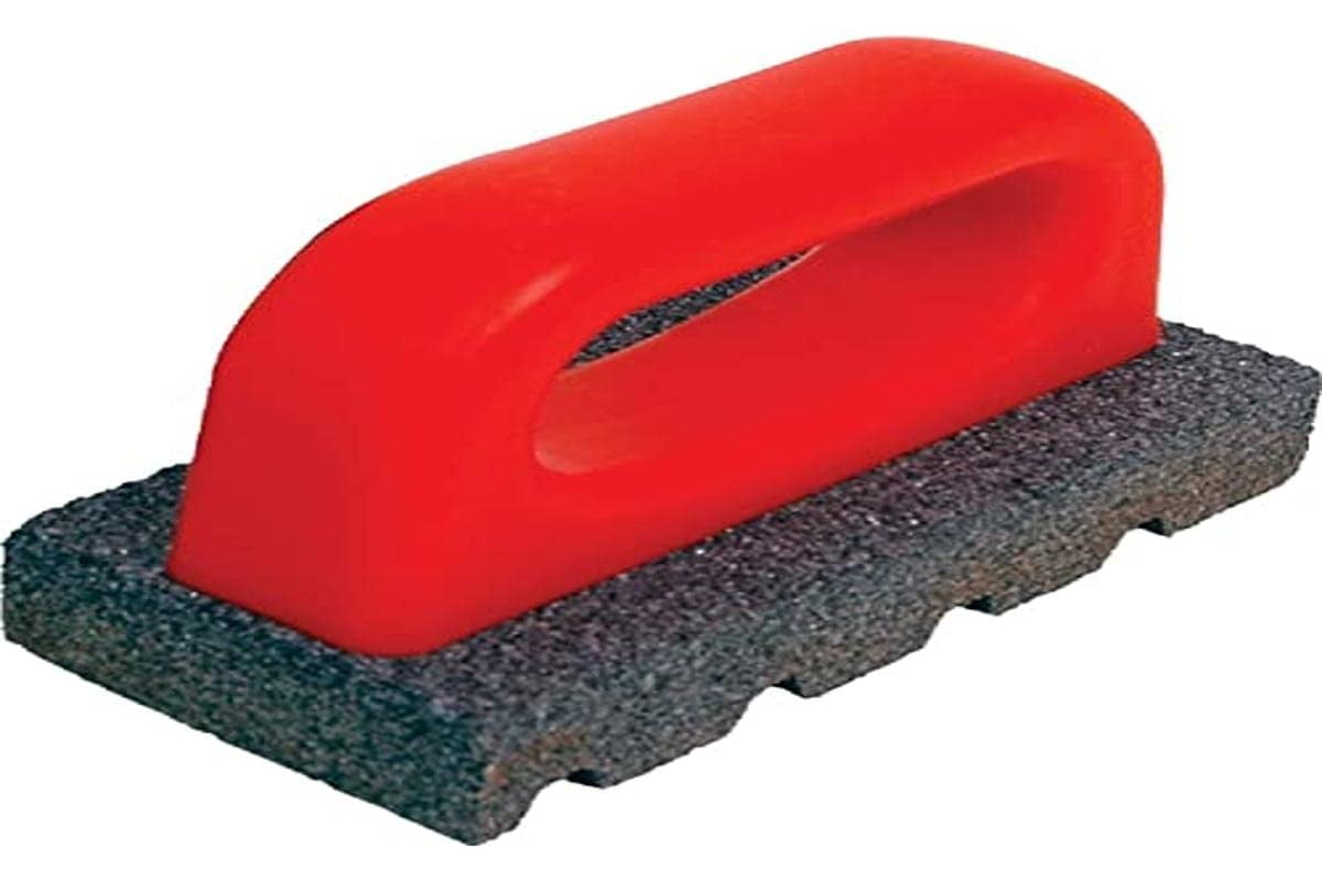Rub Brick, Fluted 20Grit Silicone Carbide Surface, Concrete Tools, Masonry Tools, Clean Bricks