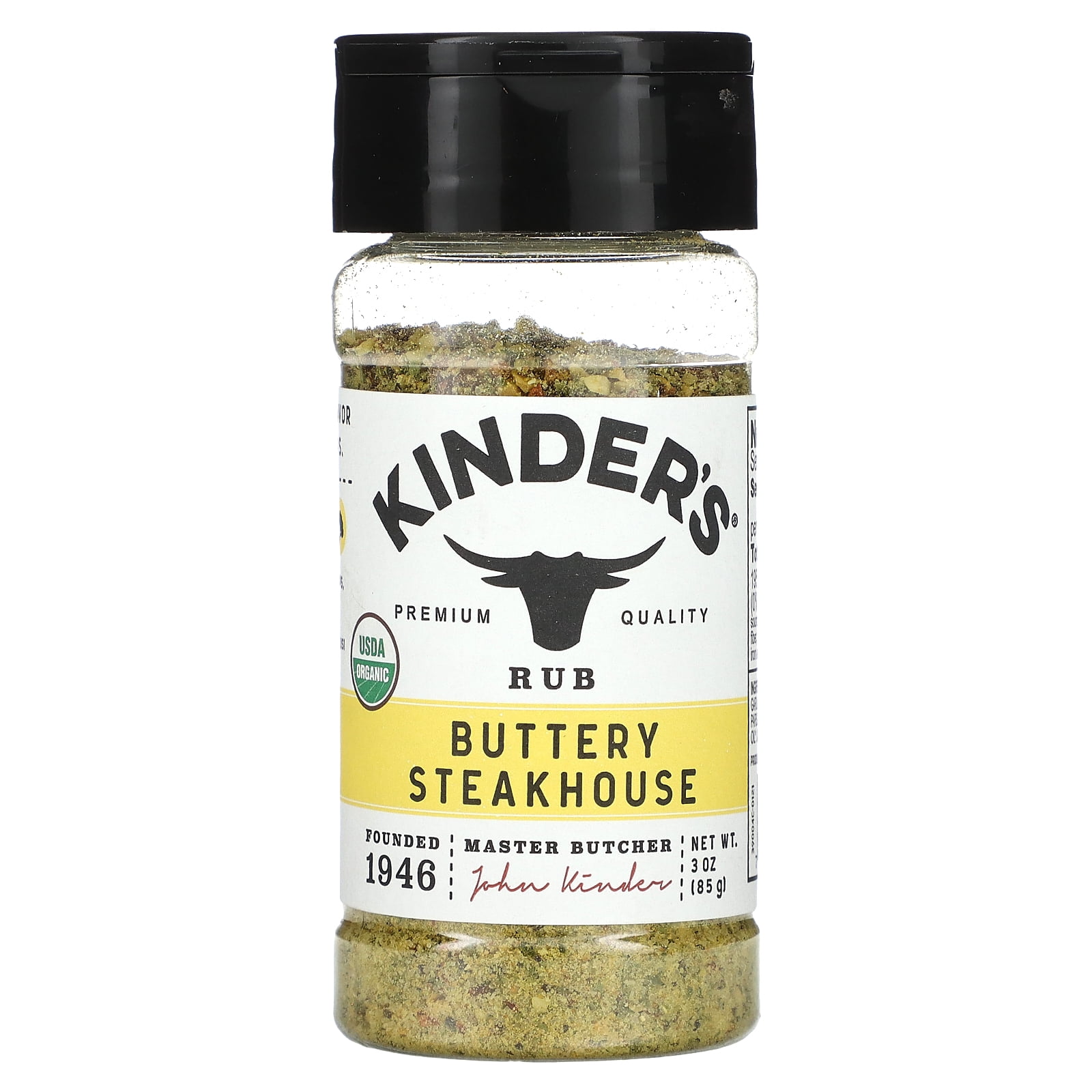 Rub, Buttery Steakhouse, 3 oz (85 g), KINDER'S