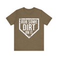 thumbnail image 1 of Rub Some Dirt On It Funny Baseball Mom Unisex Jersey Short Sleeve Tee, 1 of 4