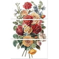 thumbnail image 1 of Rub on Transfer Decals for Furniture Crafts Decor 6"x12" Vintage Rose Flowers 3Pcs Waterproof UV DTF Transfer Sticker for Lingerie Chests Drawer Dresser Glass Porcelain Wood Plastic, 1 of 9