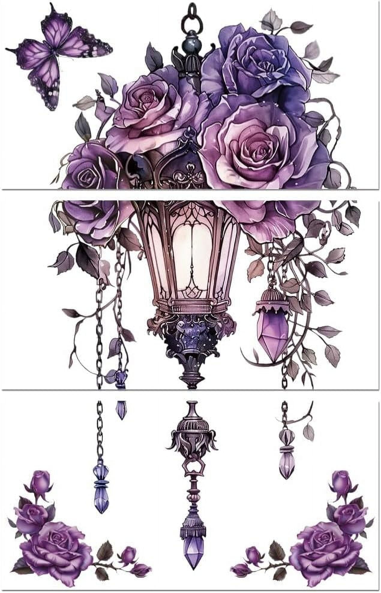 Peacoblue 18 Sheets Rub On Transfers For Crafts, Peeking Out