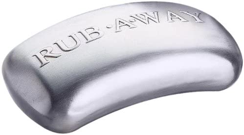 Rub-a-Way Bar Stainless Steel Odor Absorber, 2 Pack - Silver