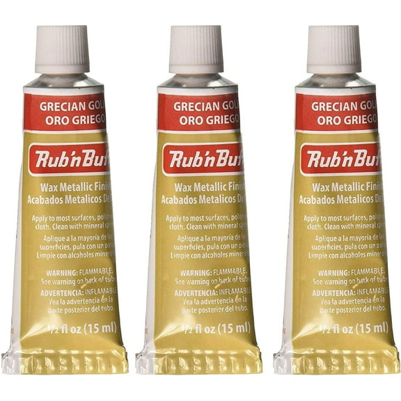 Rub 'n  Wax Metallic Finish Grecian [PACK OF 3 ]