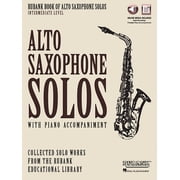 Rubank Book of Alto Saxophone Solos - Intermediate Level Book/Online Audio, Paperback