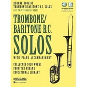 Rubank Book of Trombone and Baritone B.C. Solos - Easy to Intermediate Sheet Music with Online Audio Classical Contest , Paperback