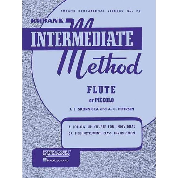 Pre-Owned Rubank Educational Library Rubank Intermediate Method: Flute or Piccolo, Book 75, (Paperback)