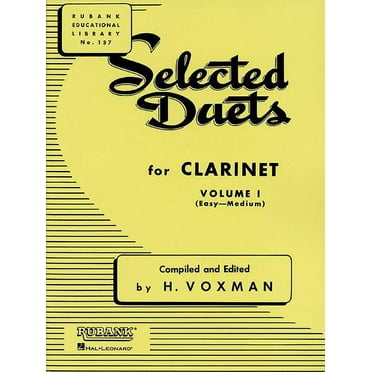 Rubank Educational Library: Selected Duets for Clarinet: Volume 1 - Easy to Medium (Other)