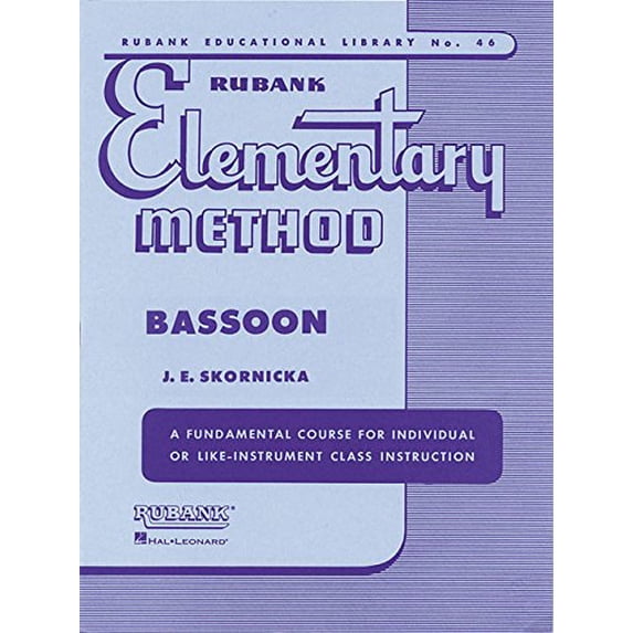 Pre-Owned Rubank Elementary Method: Bassoon (Paperback) 1423444167 9781423444169