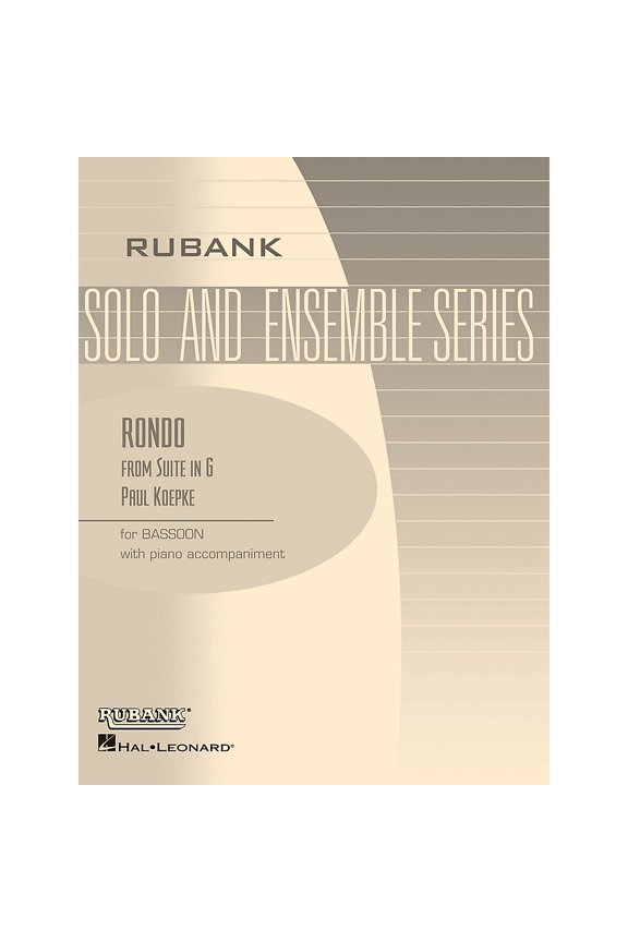 Rondo (from Suite in G) (Bassoon Solo with Piano - Grade 3) Rubank Solo/Ensemble Sheet Series
