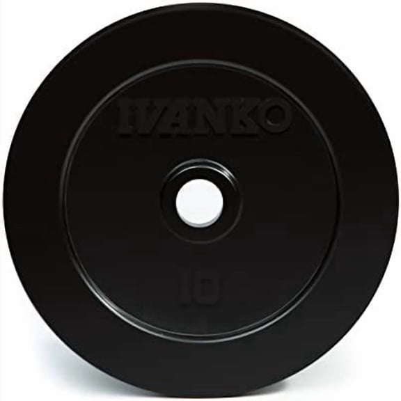 Rubber 10 Lb. Plates (RUB-10, Pair) for 1" and 1-1/16" Bars