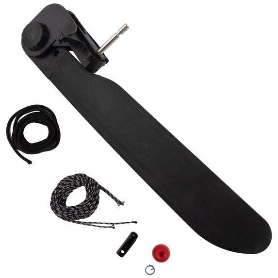 Rubber Adjustable Canoe Rudder for Kayak Tail Rudder Direction Foot Control Kit