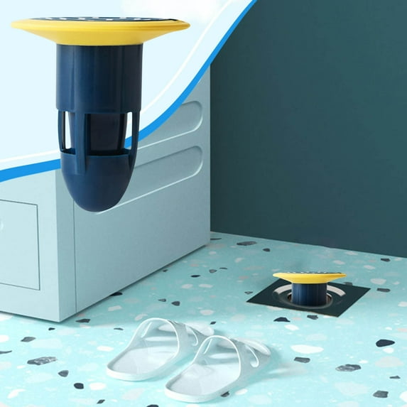 Rubber Anti-Odor Floor Drain Cover, No Filter Deodorant Anti-Clogging Backflow Preventer Sewer Core for Bathroom, Kitchen, 1.4"-3" Pipe Universal