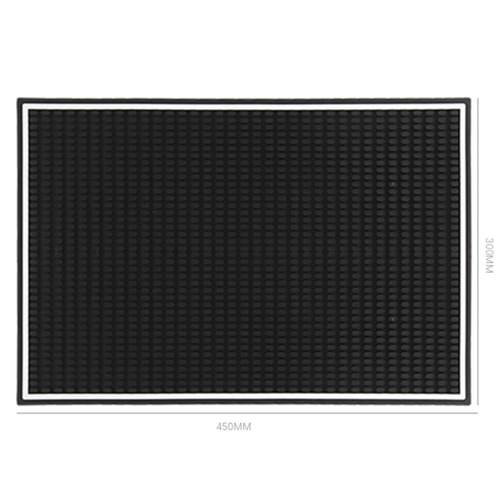 Rubber Anti Slip Bar Mat Countertop Spill Mats for Coffee Maker Glass