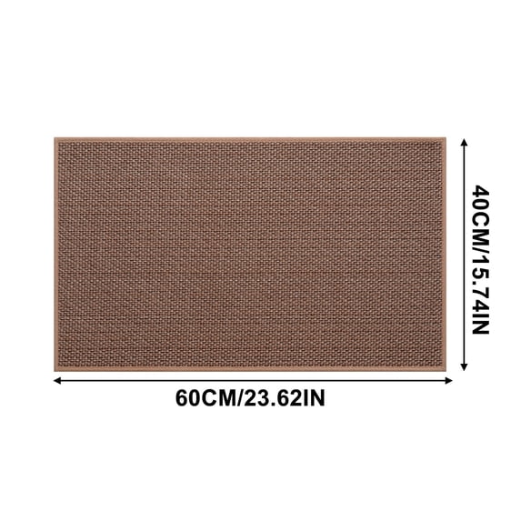 Rubber Backed Mat - 15.7x23.6in Absorbent Kitchen Floor Mats, Non Slip, Easily Washable - Ideal for Floor, Sink, Kitchen, Home Decor
