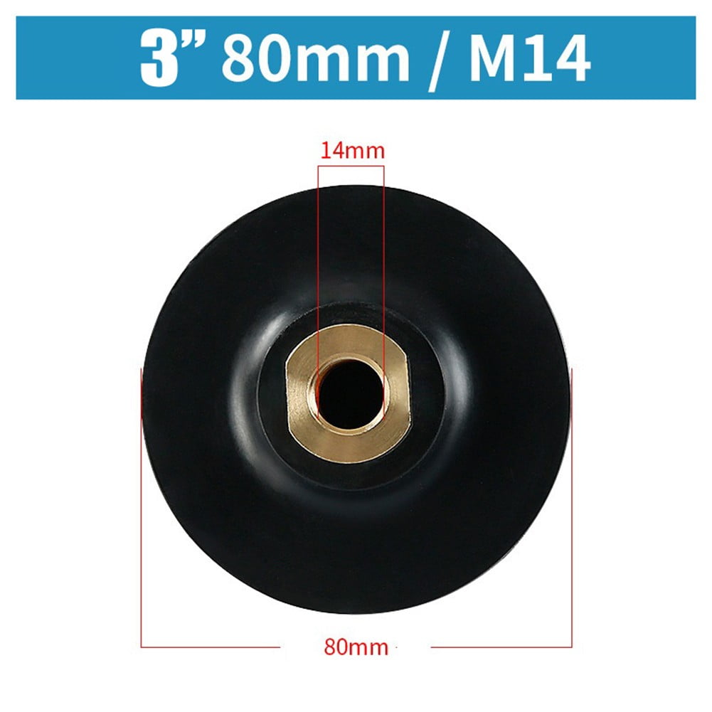 Rubber Backing Pad Polishing Grinding Disc Holder For Angle Grinder M10
