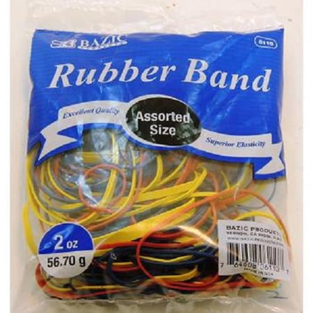Rubber Band Assorted Sizes/Colors, Count 1 - School Supply / Grab Varieties & Flavors